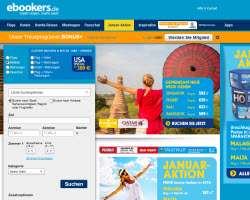 Zur ebookers Webseite