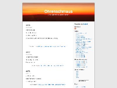 https://ohrenschmaus.blog