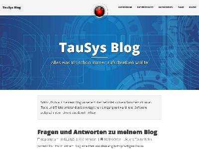 https://blog.tausys.de