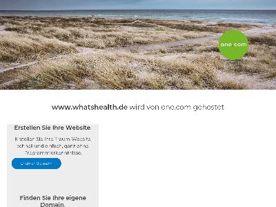 http://www.whatshealth.de/