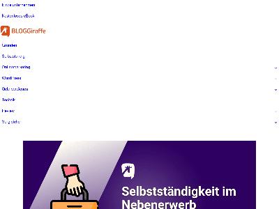http://www.bloggiraffe.de/