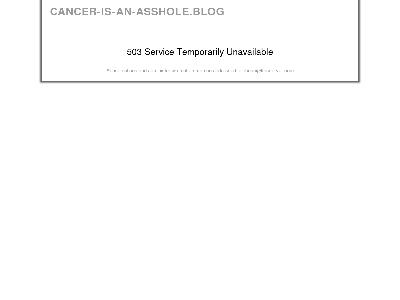 https://cancer-is-an-asshole.blog/