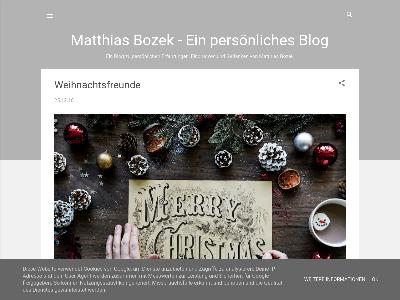 http://matthiasbozek.blogspot.com/