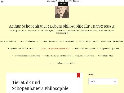 https://schopenhauerphilosophie.wordpress.com