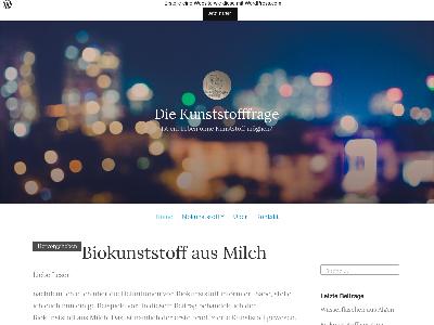 https://diekunststofffrage.wordpress.com