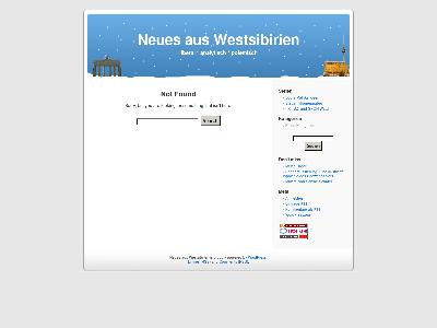 http://neues-aus-westsibirien.de