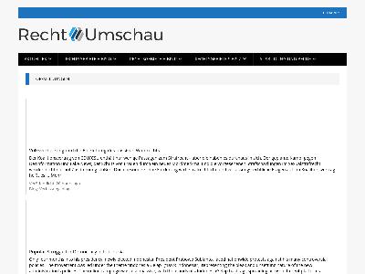 https://recht-umschau.de/