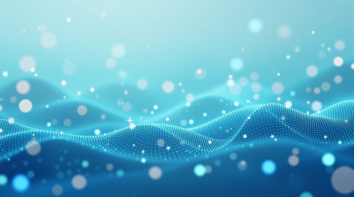 Abstrakte digitale Netzwerkverbindungen als Symbol für private IP-Adressen