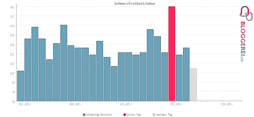 Besucherstatistiken von Schmerzfreiheitleben