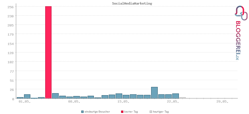 Besucherstatistiken von SocialMediaMarketing